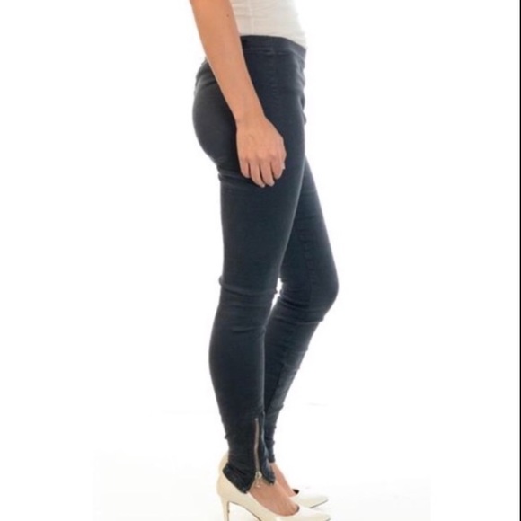 Joe’s Jeans Grey Ankle Zip High Rise Legging - Picture 1 of 13